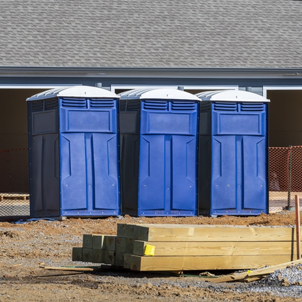 how do you dispose of waste after the portable toilets have been emptied in Fort Gratiot